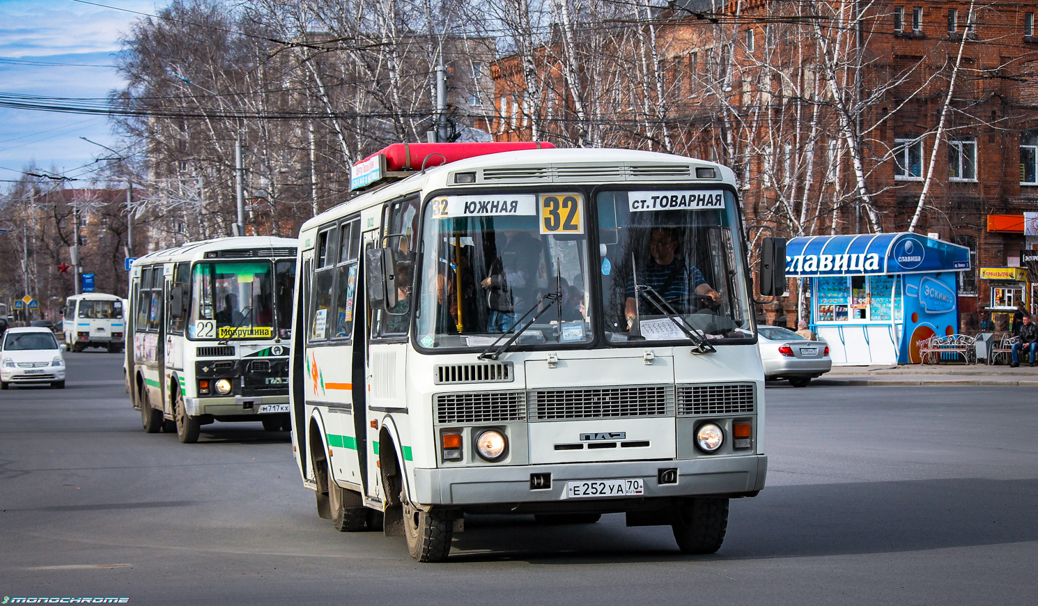 Томская область, ПАЗ-32054 № Е 252 УА 70