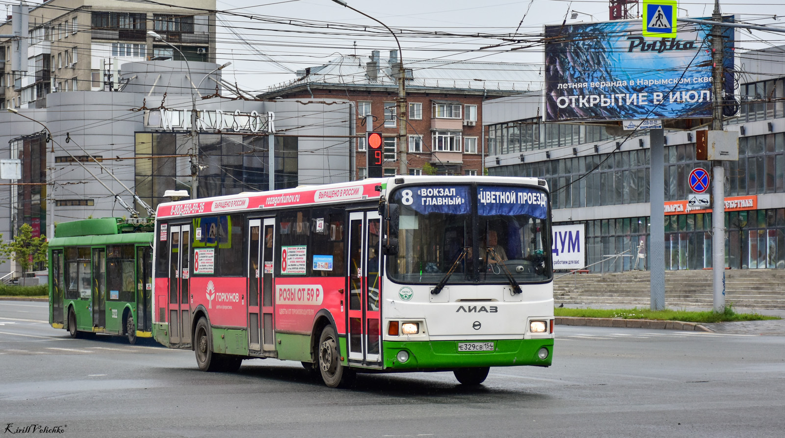 Новосибирская область, ЛиАЗ-5256.60 № Е 329 СВ 154