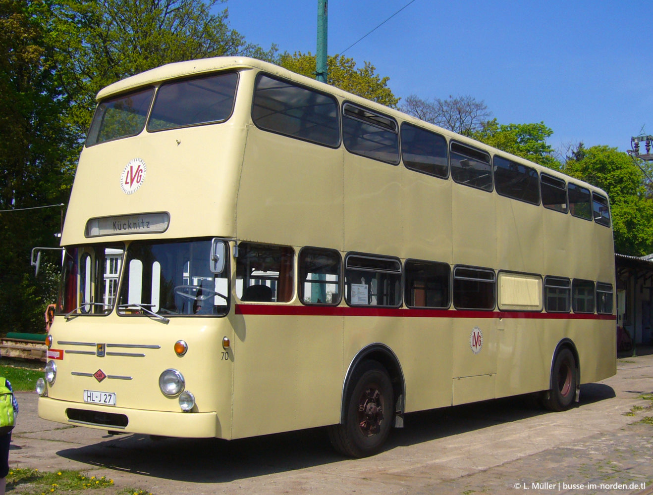 Берлин, Büssing DE72 (LVG) № B-LV 179H; Нижняя Саксония — Bustreffen Wehmingen Hannoversches Straßenbahnmuseum 05.05.2013