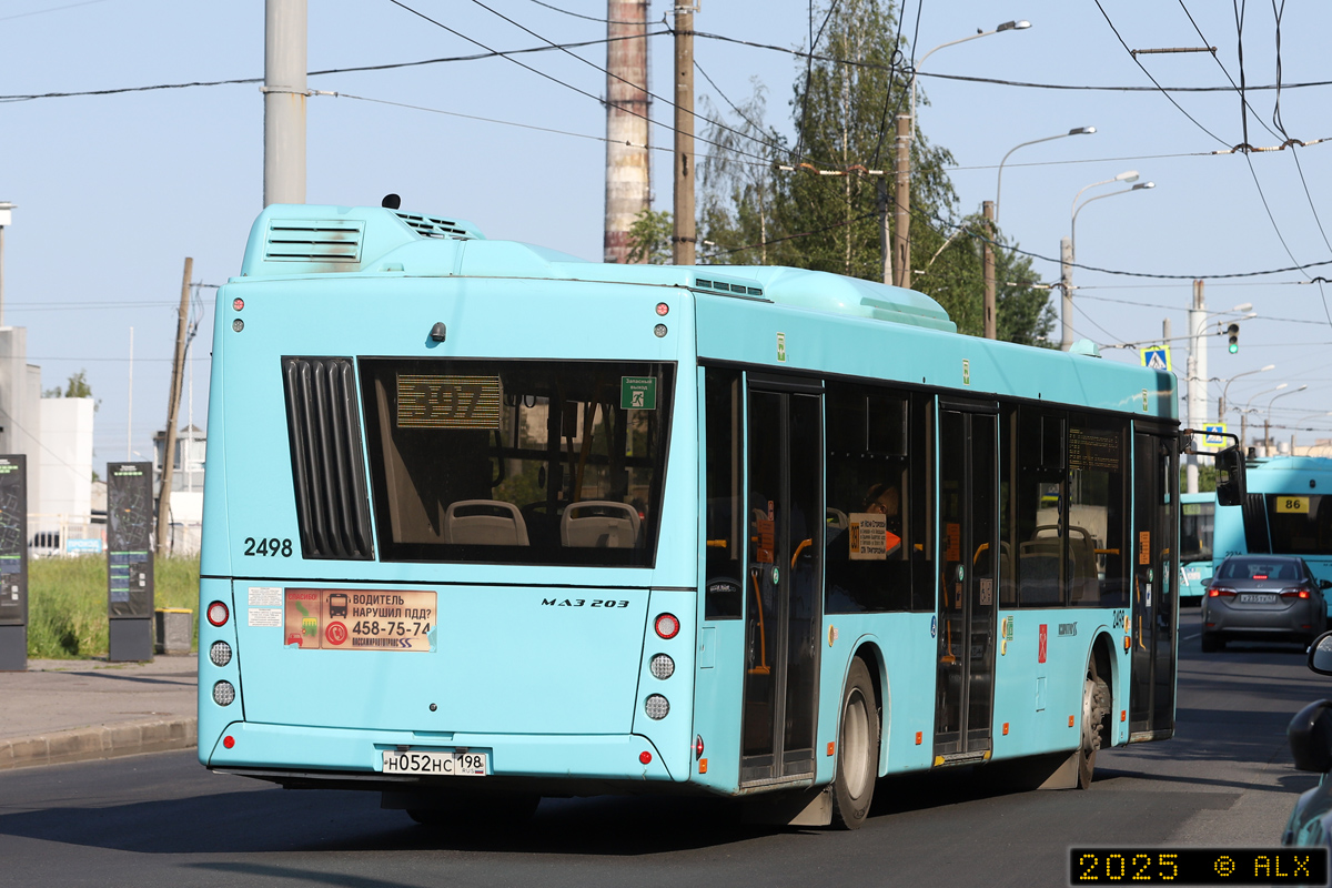 Санкт-Петербург, МАЗ-203.047 № 2498