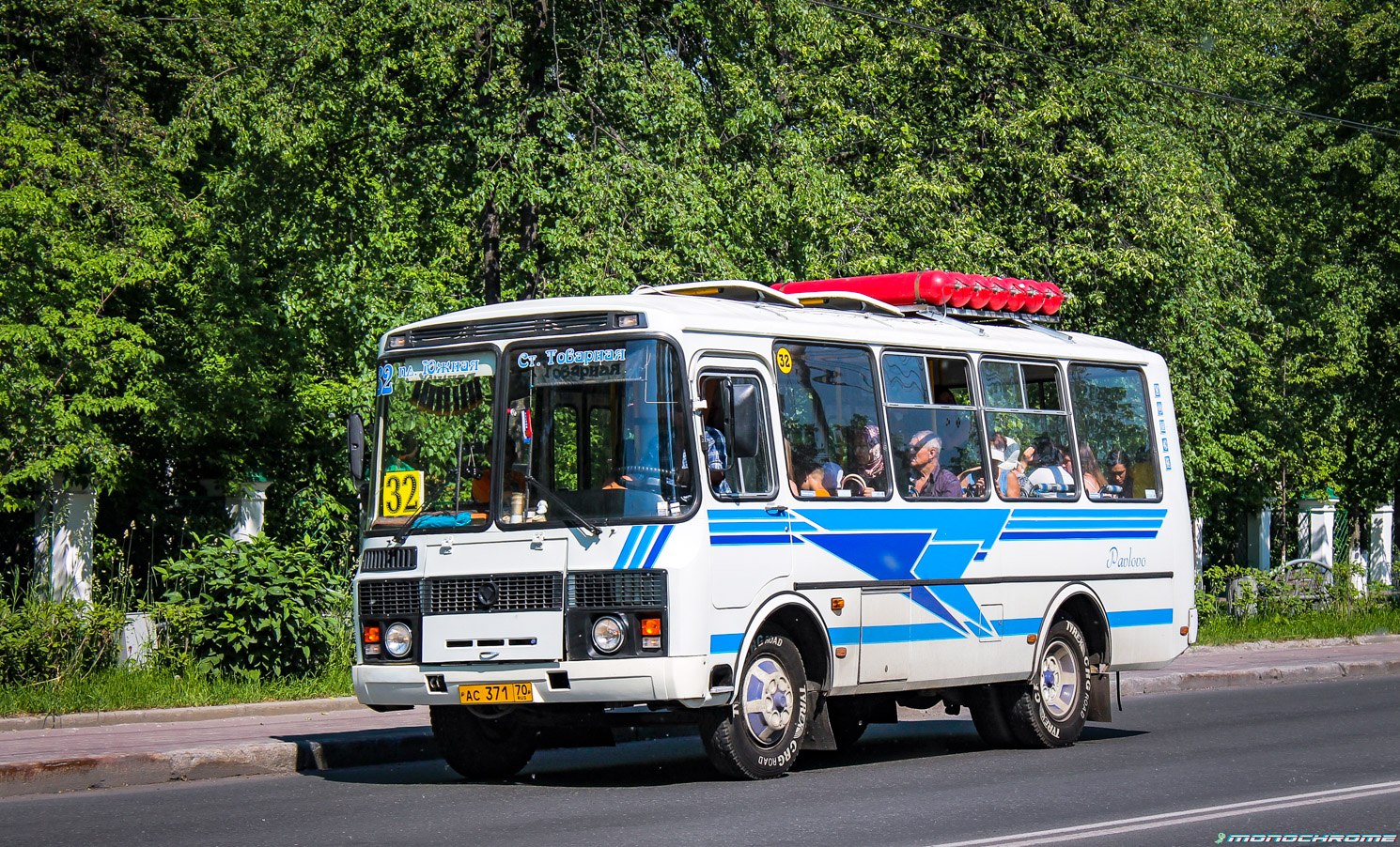 Томская область, ПАЗ-32054 № АС 371 70