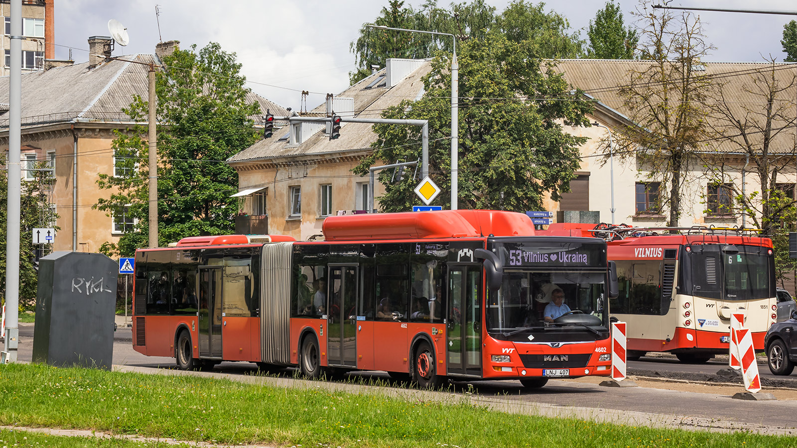 Литва, MAN A23 Lion's City G NG313 CNG № 4602