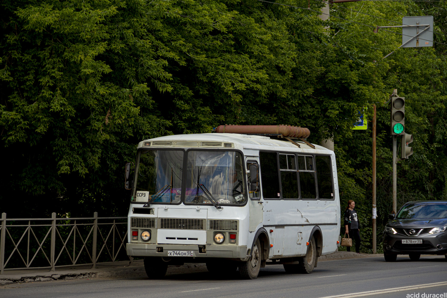 Омская область, ПАЗ-32054 № Х 744 ОН 55