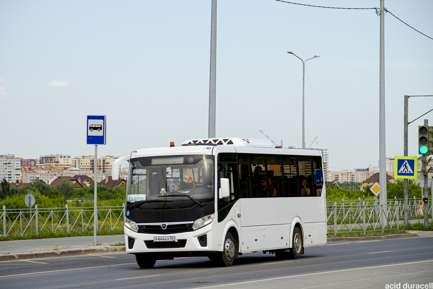 Омская область, ПАЗ-320455-04 "Vector Next" (межгород) № Р 444 НУ 55