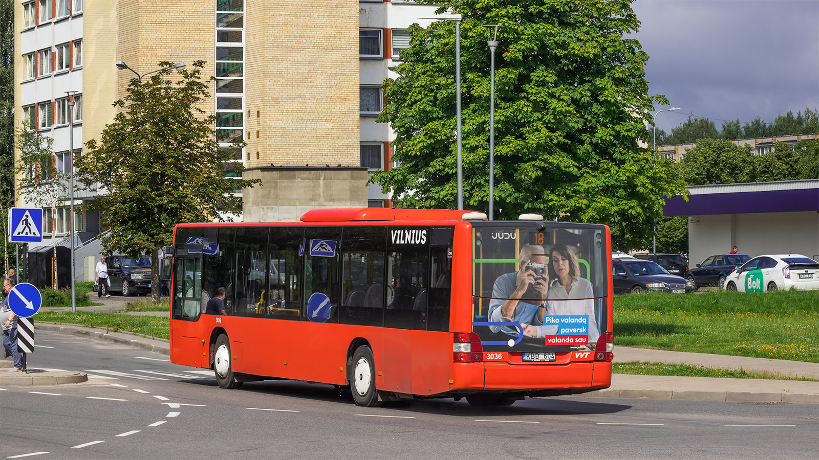 Литва, MAN A21 Lion's City NL273 № 3036