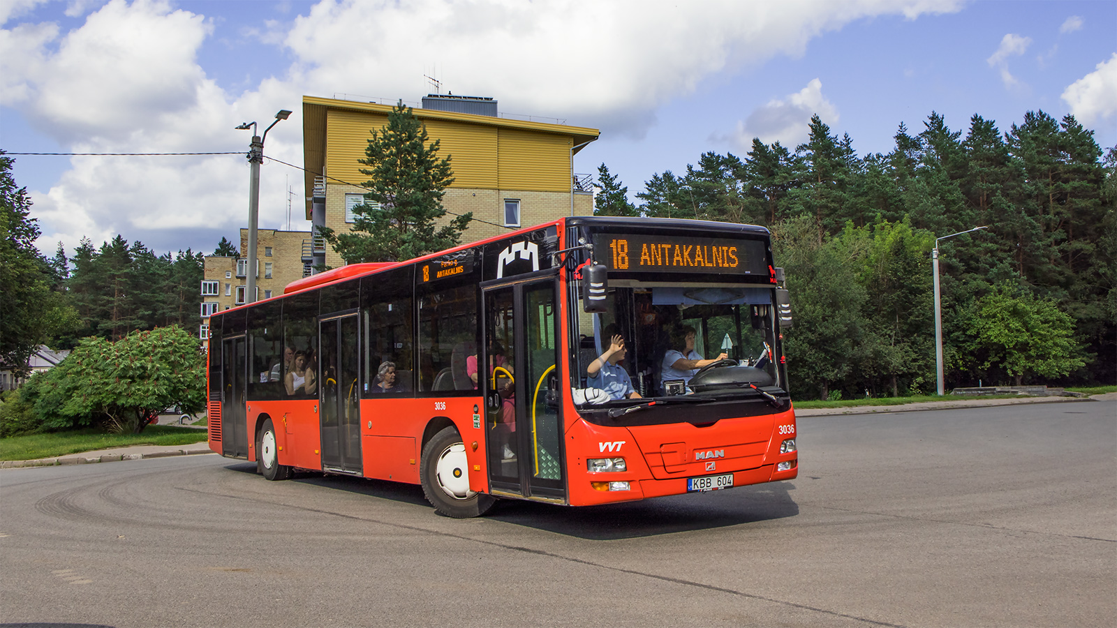 Литва, MAN A21 Lion's City NL273 № 3036