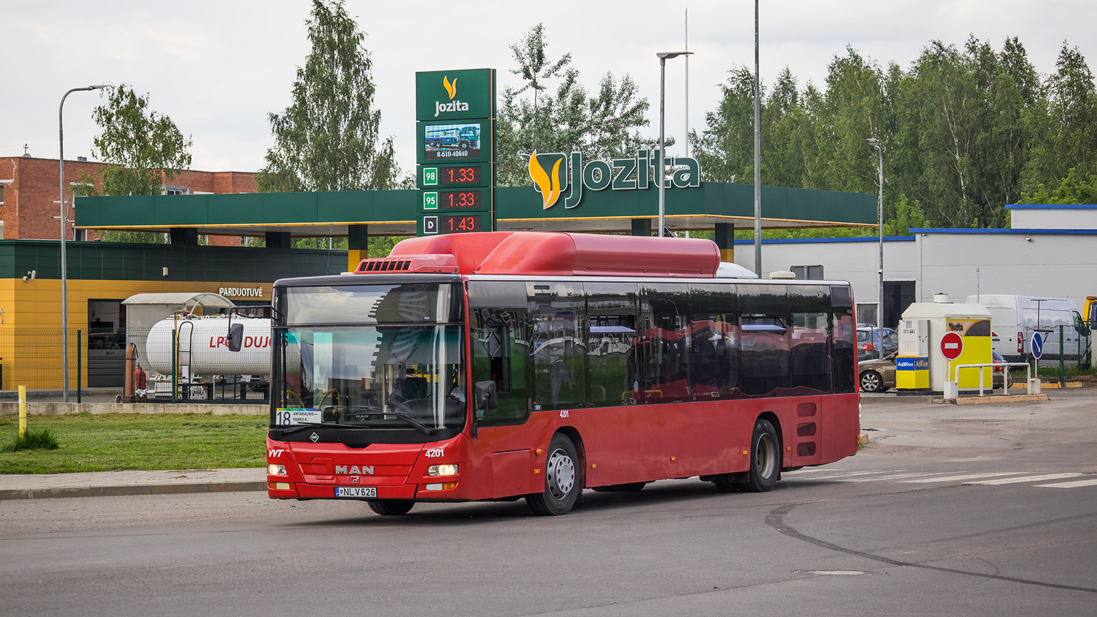 Литва, MAN A21 Lion's City NL313 CNG № 4201