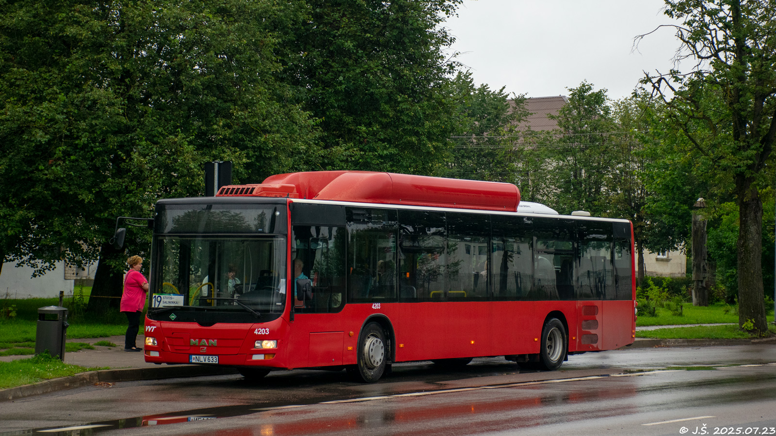 Литва, MAN A21 Lion's City NL313 CNG № 4203