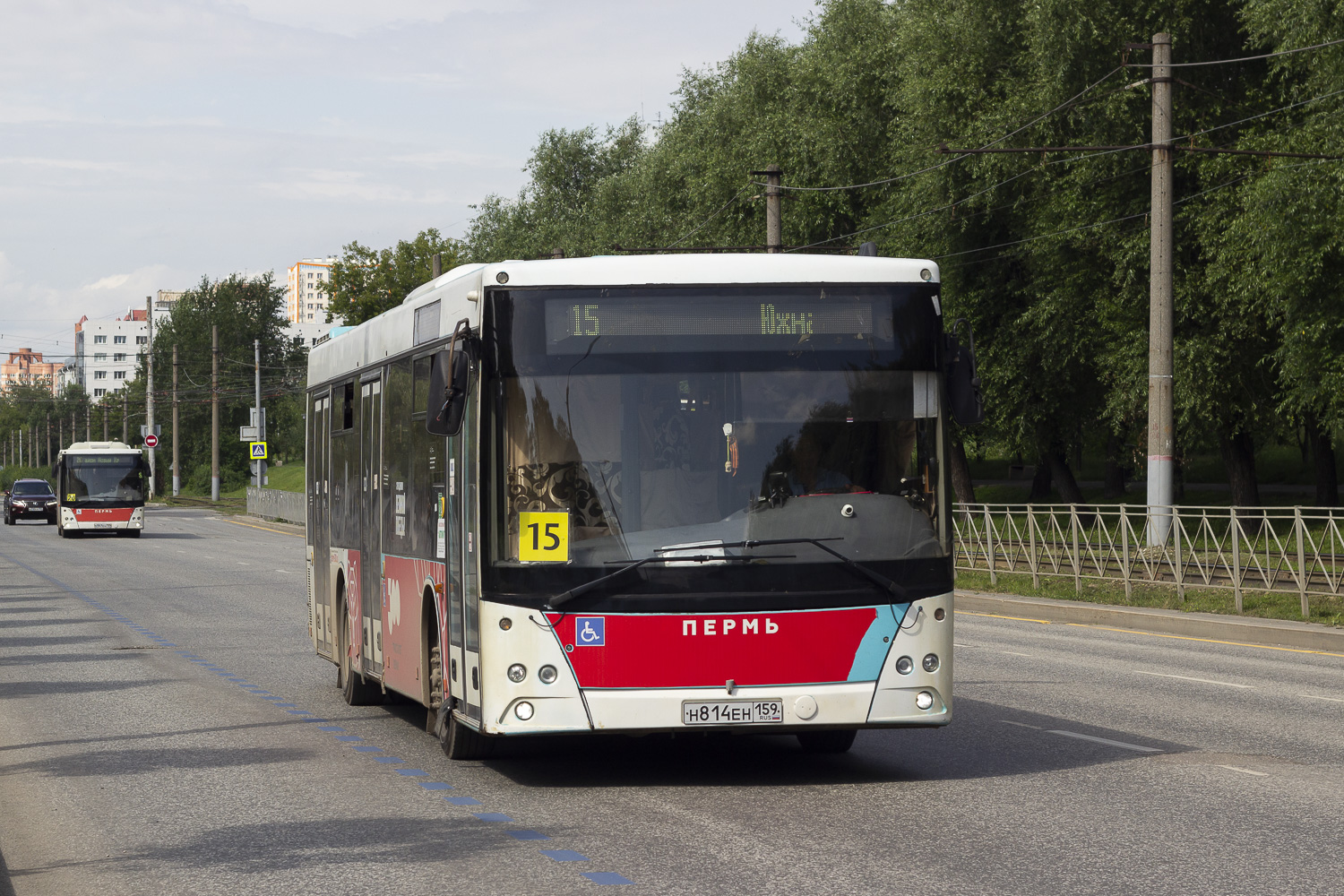 Пермский край, МАЗ-203.016 № Н 814 ЕН 159