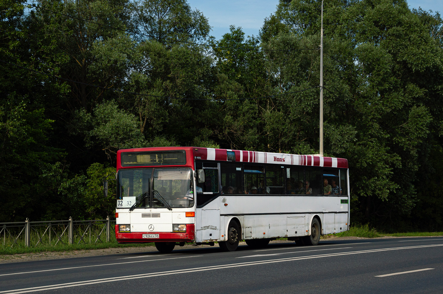 Пензенская область, Mercedes-Benz O405 № С 926 ЕХ 58