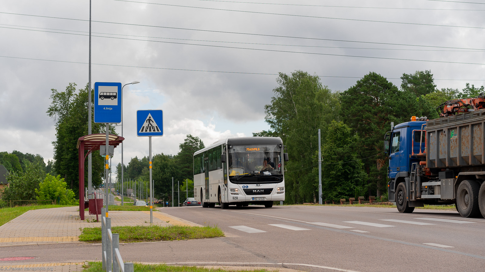 Латвия, MAN R60 Lion's Intercity ÜL330 № 828