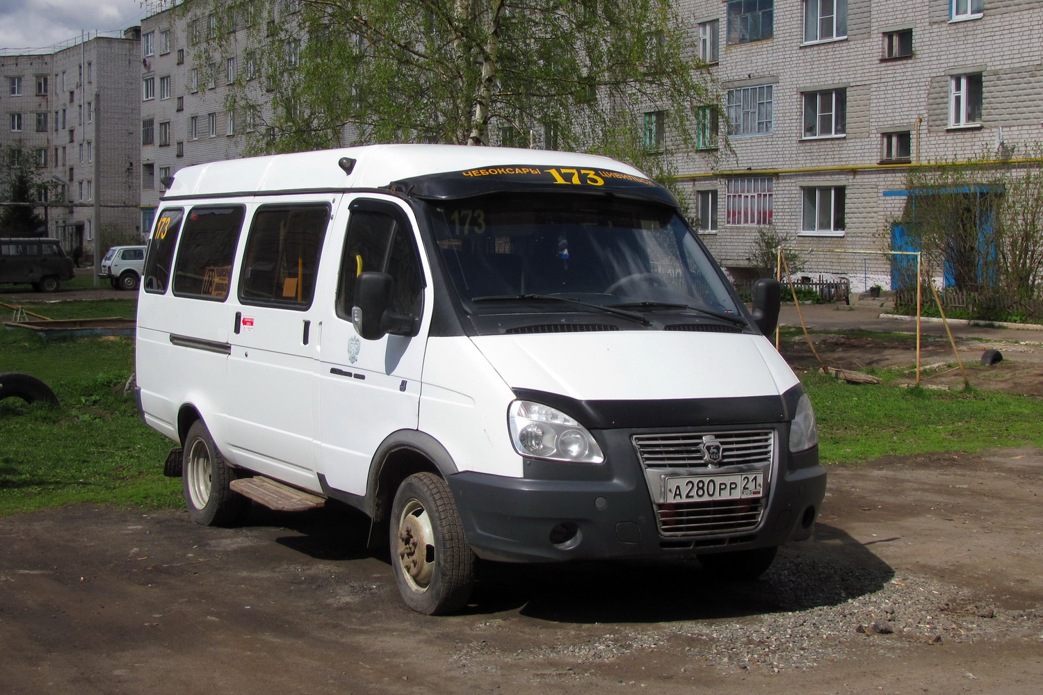 Чувашия, ГАЗ-322132 (XTH, X96) № А 280 РР 21
