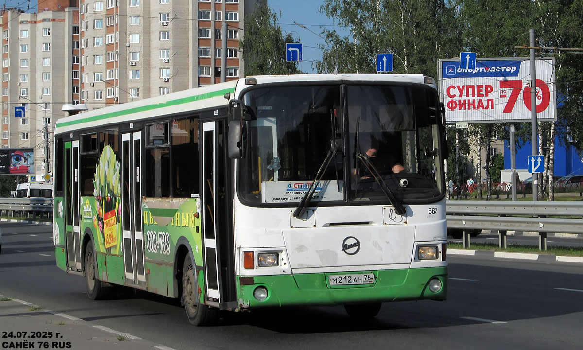 Ярославская область, ЛиАЗ-5256.53 № 687
