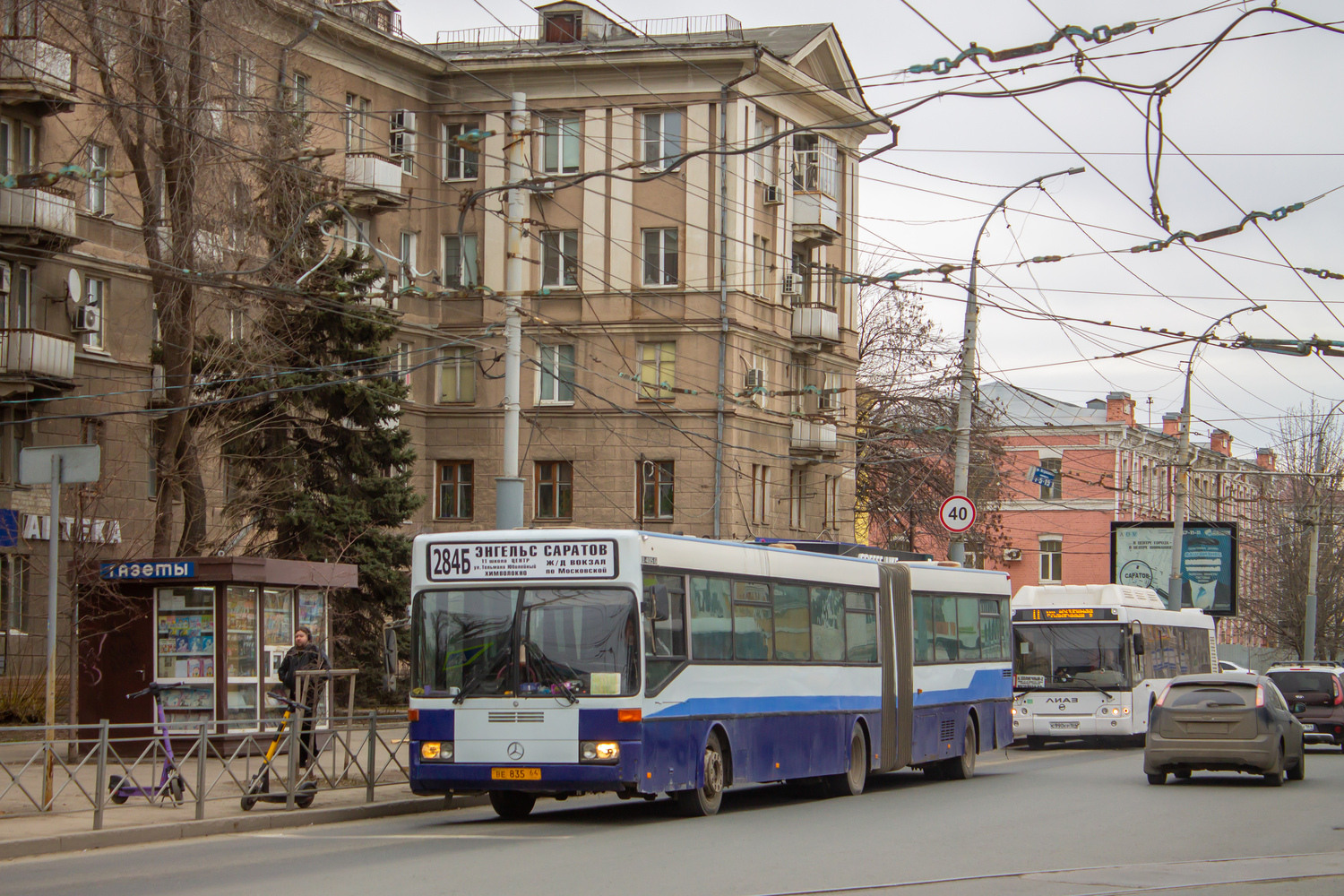 Саратовская область, Mercedes-Benz O405G № ВЕ 835 64