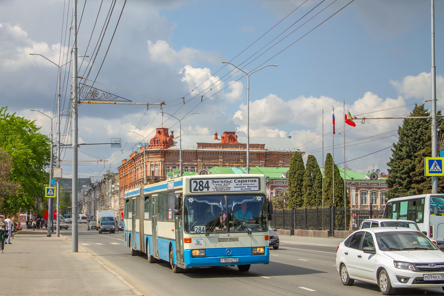 Саратовская область, Mercedes-Benz O405G № У 182 ОХ 190