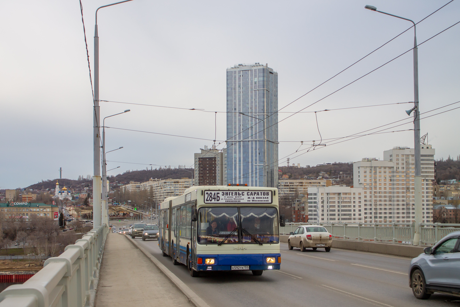 Саратовская область, MAN A11 NG312 № К 592 ТК 159