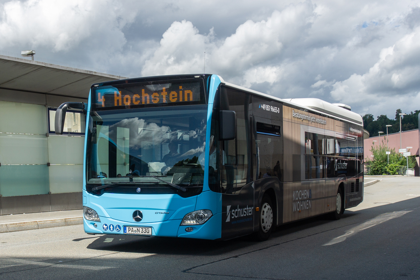 Бавария, Mercedes-Benz Citaro C2 LE hybrid № PA-N 330