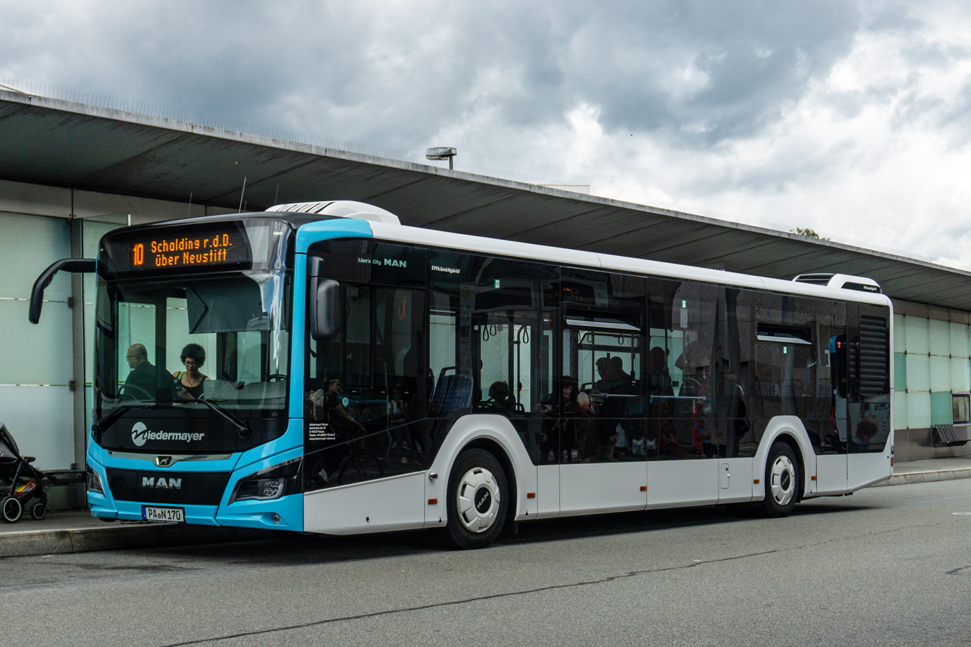 Бавария, MAN 12C Lion's City 12 NL360 EfficientHybrid № PA-N 170