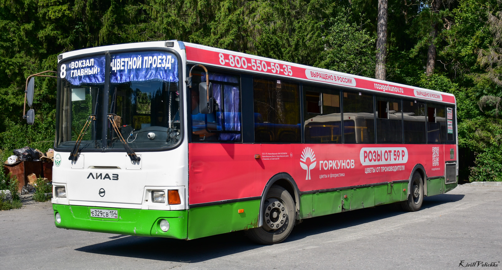 Новосибирская область, ЛиАЗ-5256.60 № Е 329 СВ 154