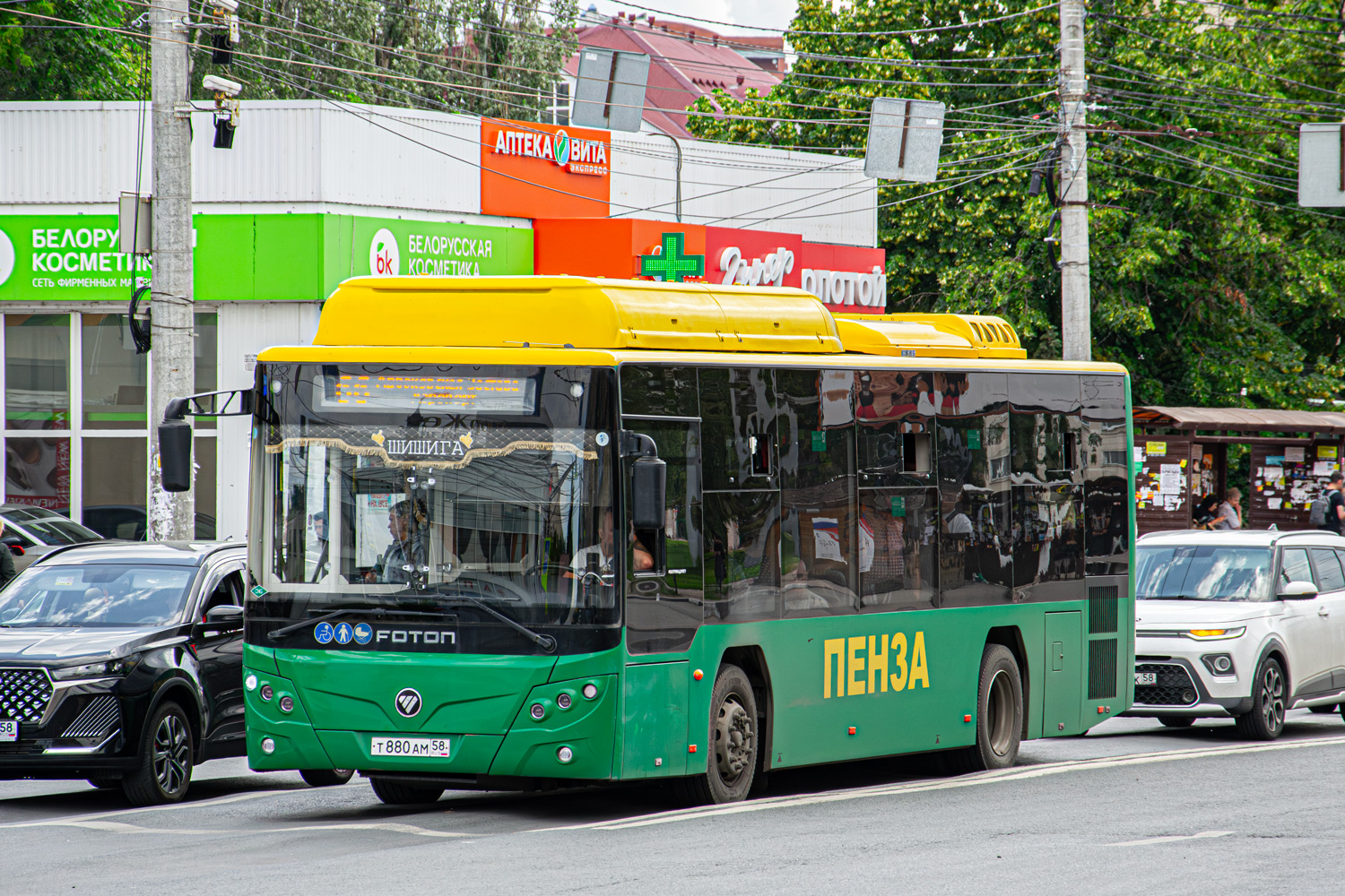 Пензенская область, Foton BJ6105C6MCD-1 № Т 880 АМ 58