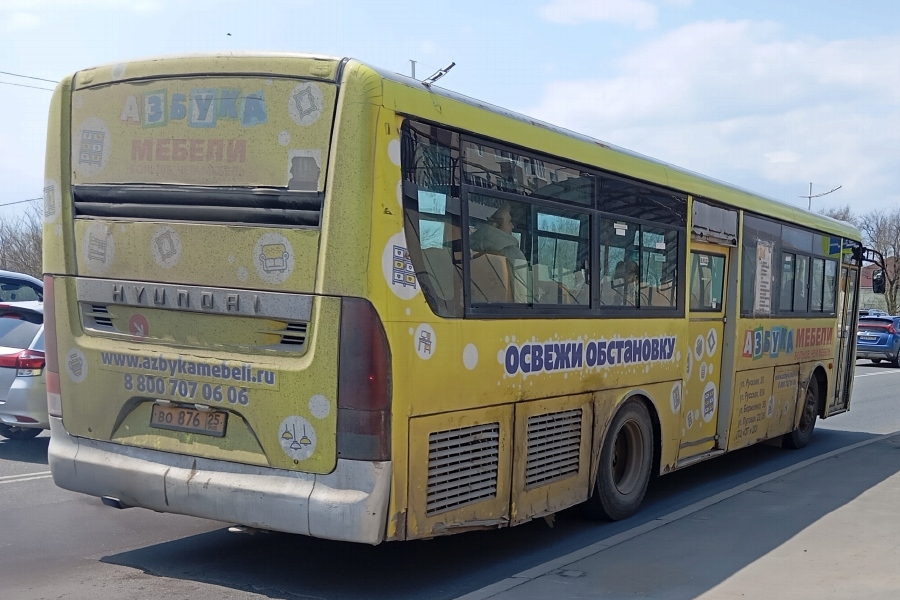 Primorskiy region, Hyundai New Super AeroCity 1F/L # ВО 876 25