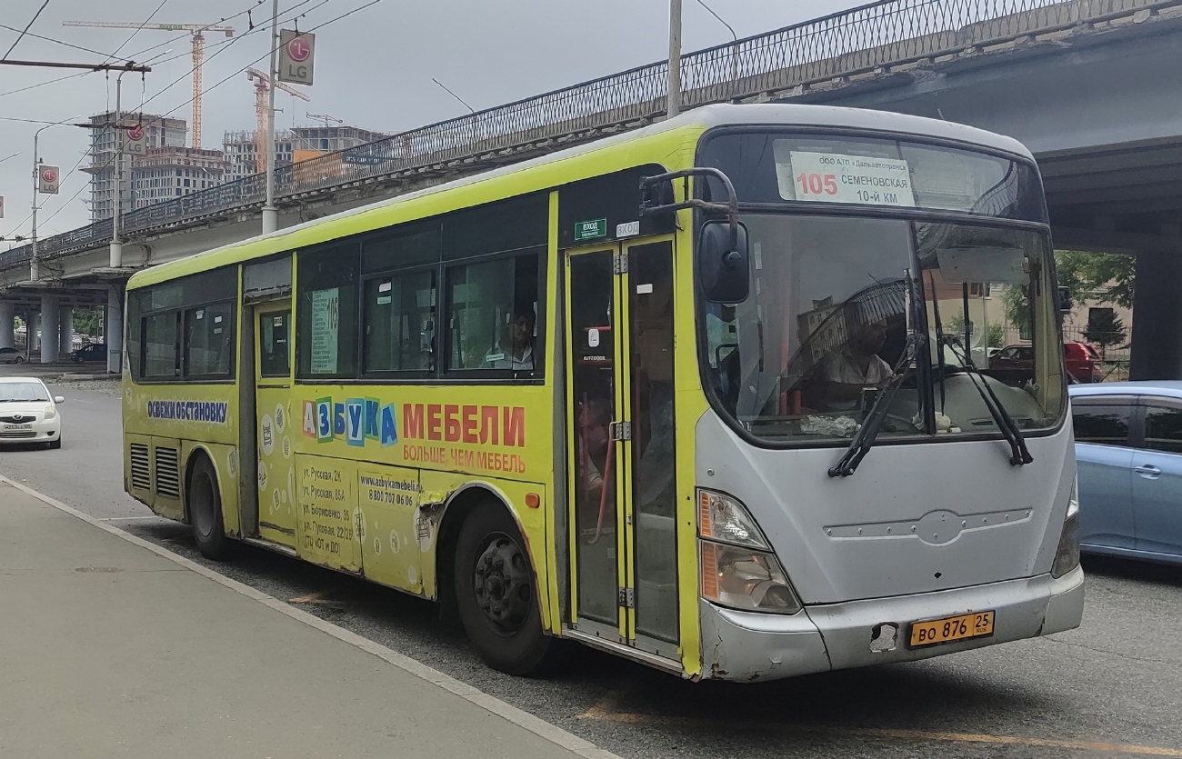 Primorskiy region, Hyundai New Super AeroCity 1F/L # ВО 876 25