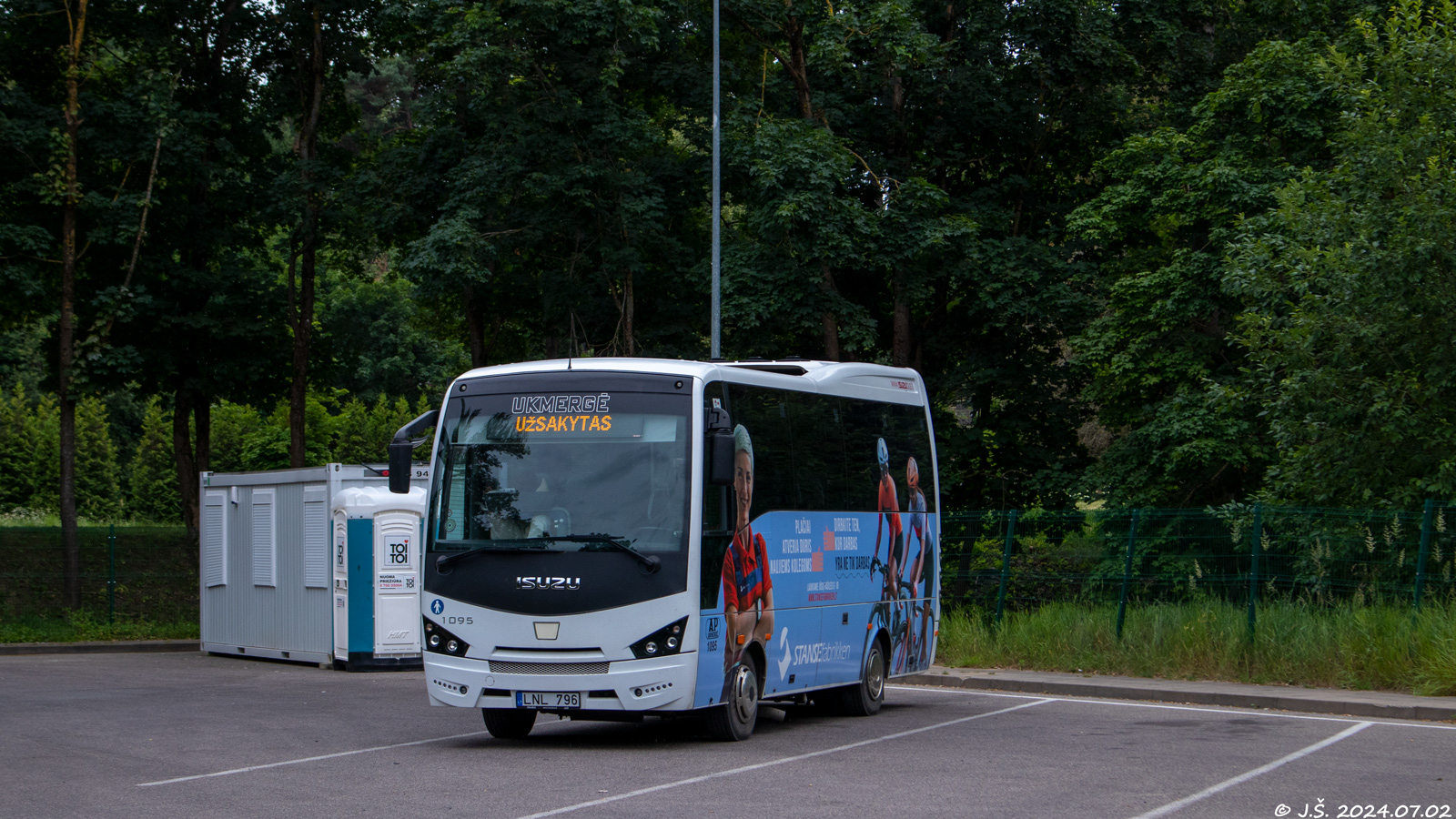 Литва, Anadolu Isuzu Turquoise № 1095; Литва — Праздник песни 2024