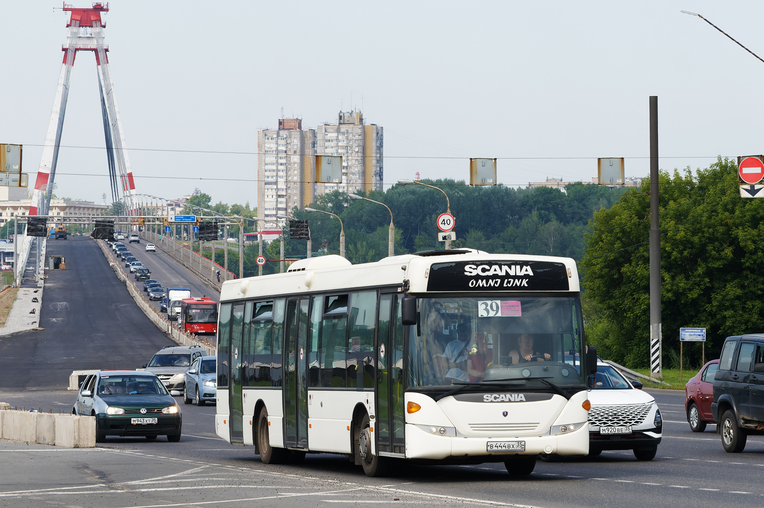 Вологодская область, Scania OmniLink II (Скания-Питер) № В 444 ВХ 35