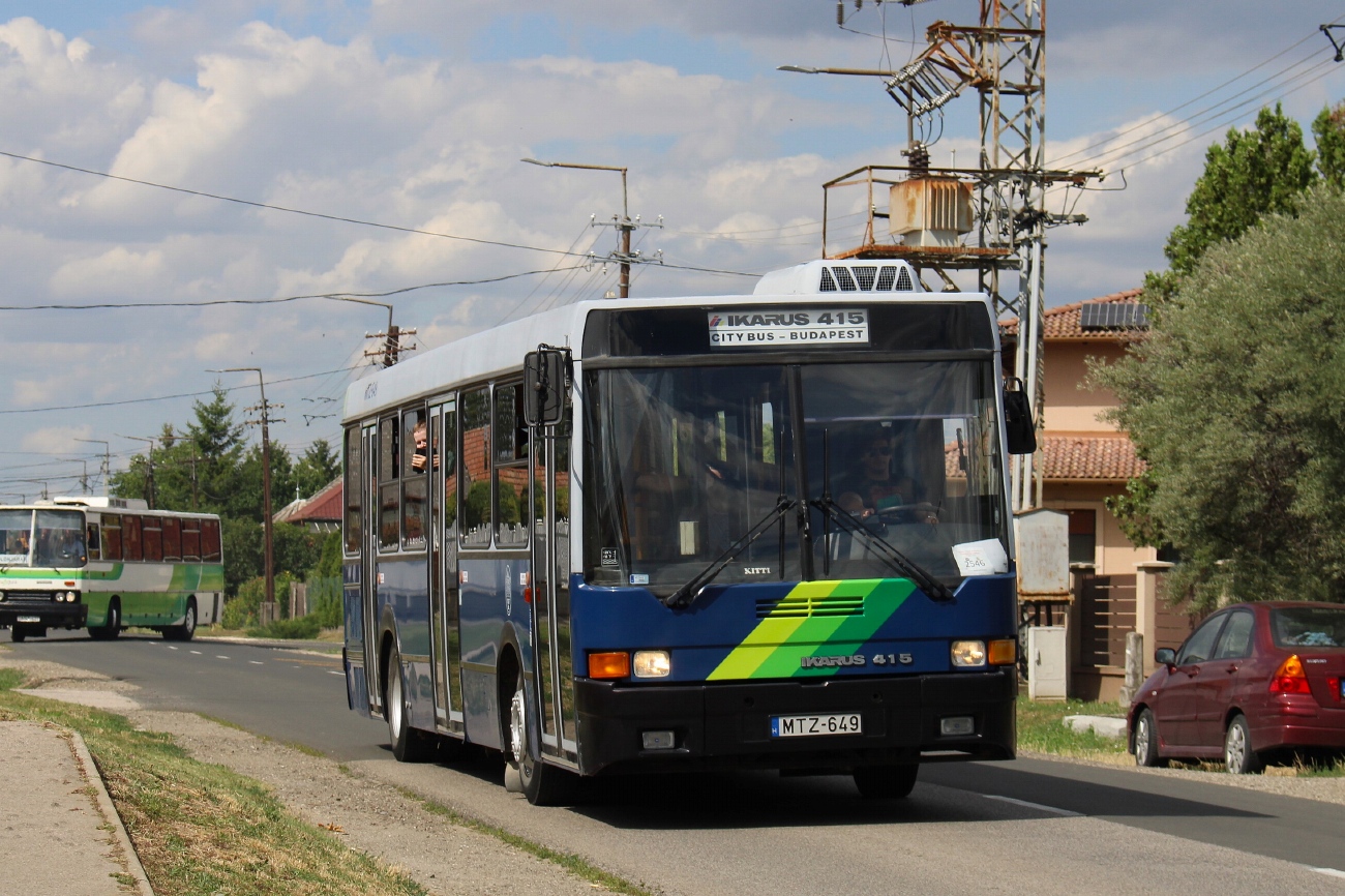 Венгрия, Ikarus 415.14 № MTZ-649; Венгрия — V. Ikarus, Csepel és Pannónia Találkozó, Valkó (2025)