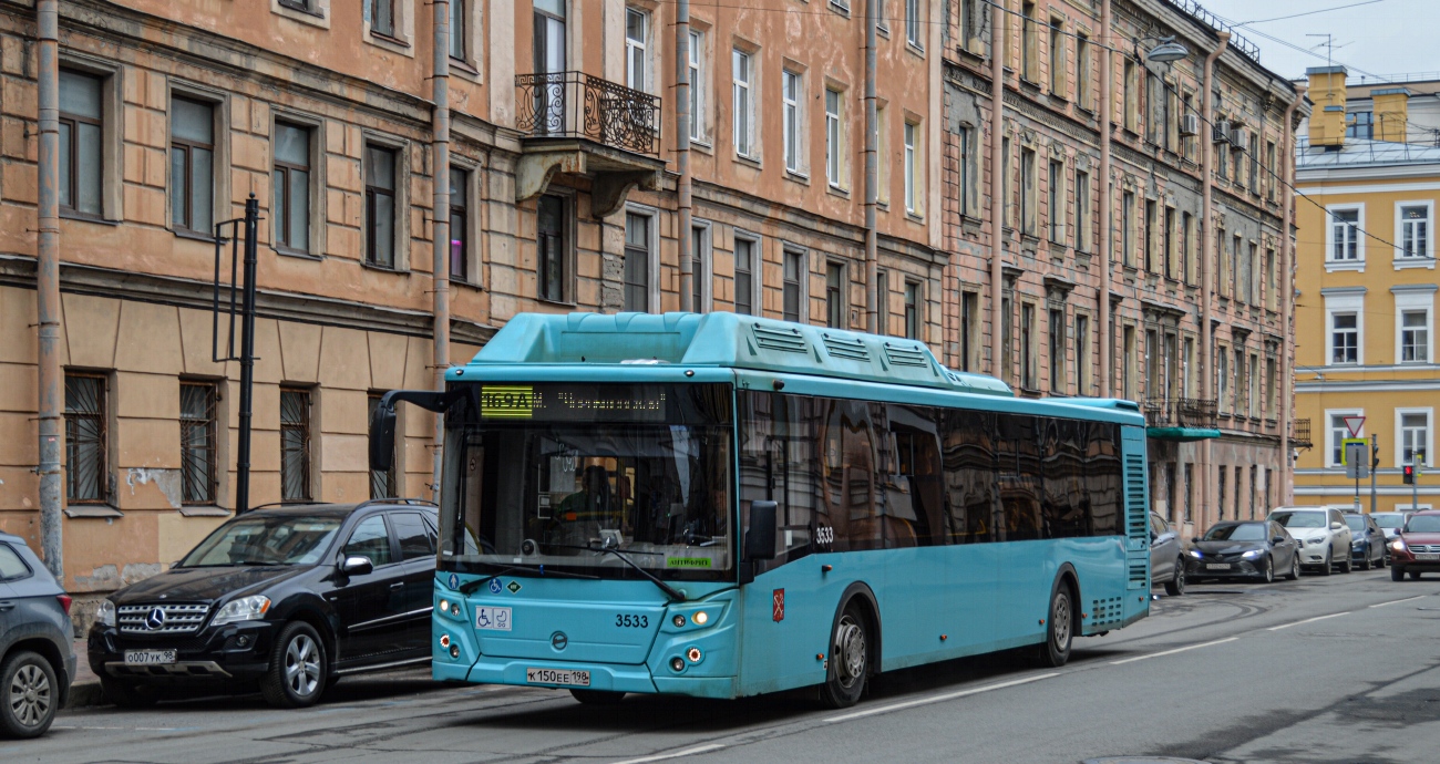 Санкт-Петербург, ЛиАЗ-5292.67 (CNG) № 3533