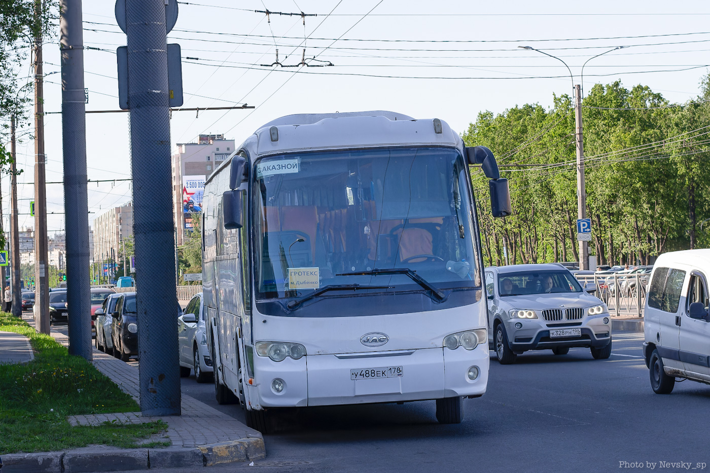 Санкт-Петербург, Heke JAC HK6120 № У 488 ЕК 178
