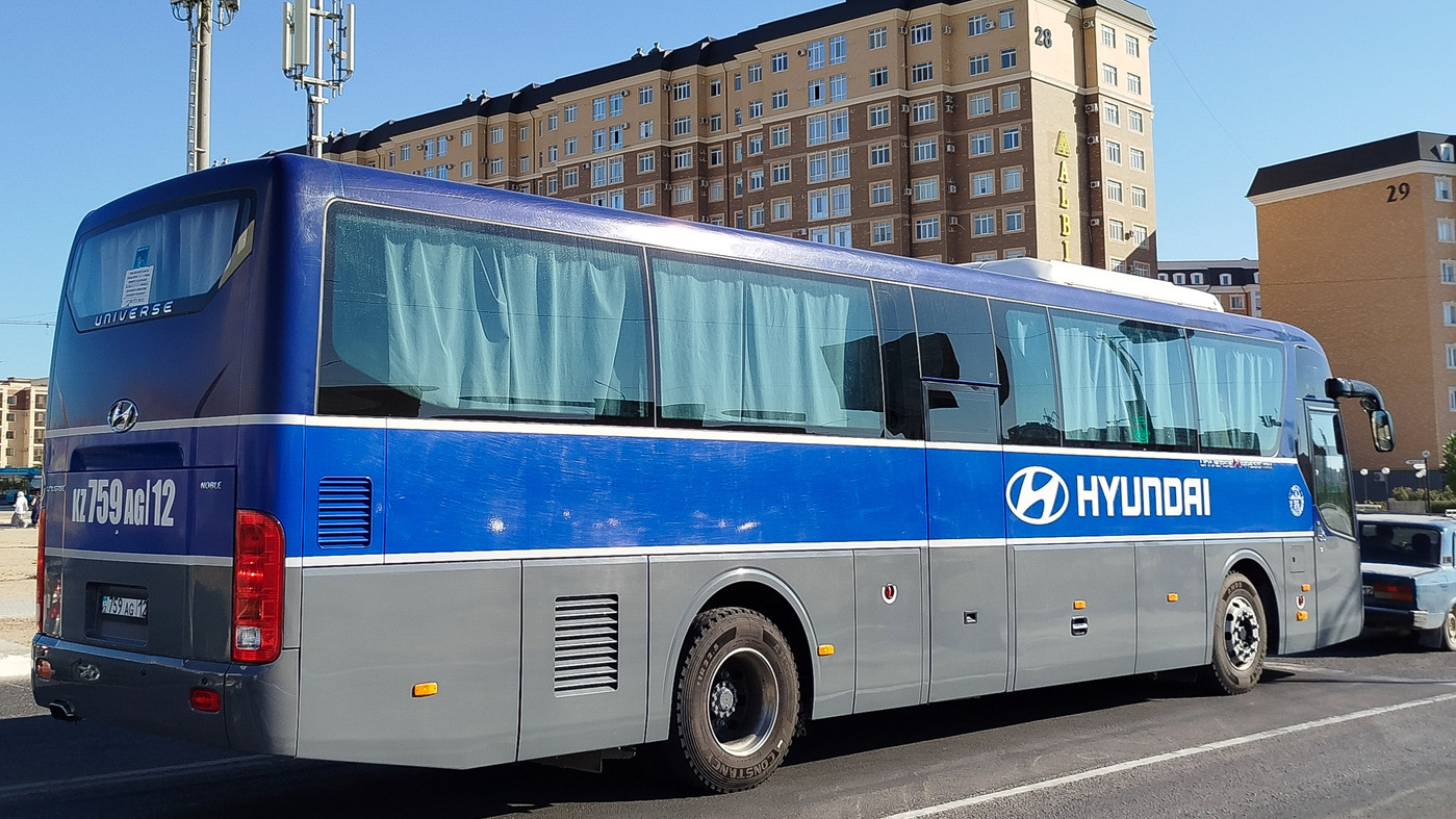 Mangystau province, Hyundai Universe Xpress Noble # 759 AG 12