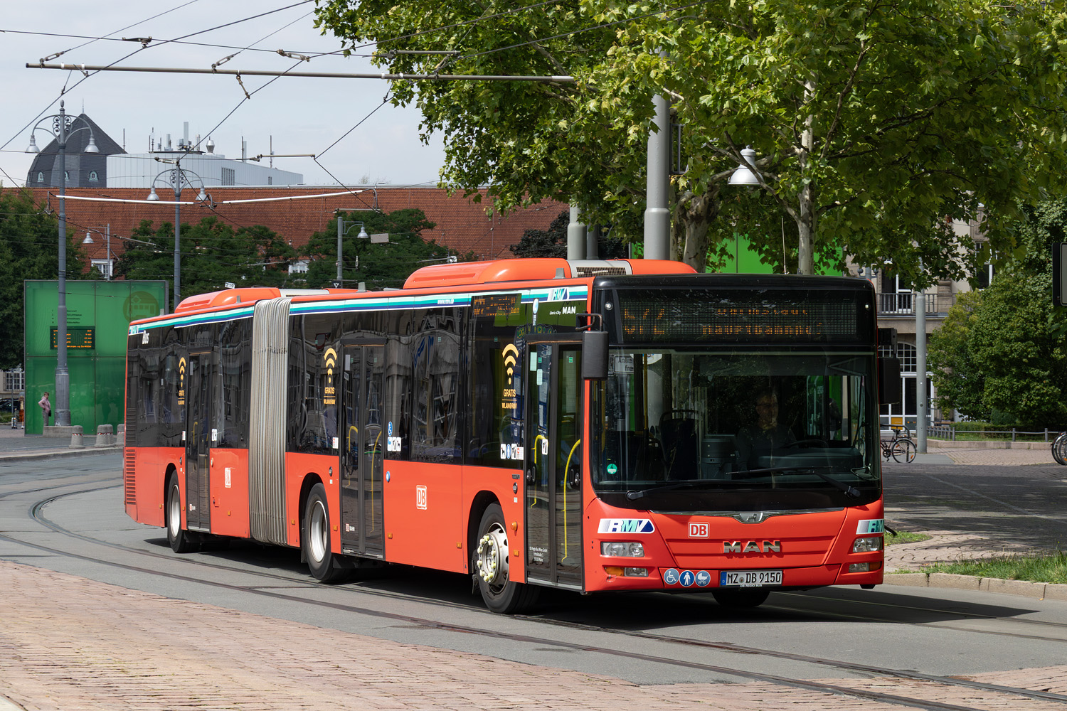 Рейнланд-Пфальц, MAN A23 Lion's City G NG363 № MZ-DB 9150