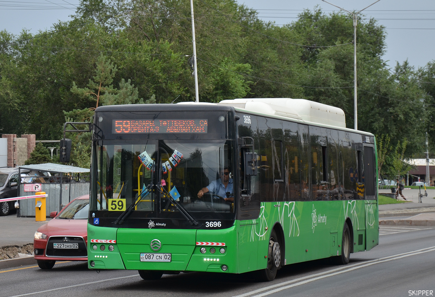 Алматы, Golden Dragon XML6125CN (Hyundai Trans Auto) № 3696