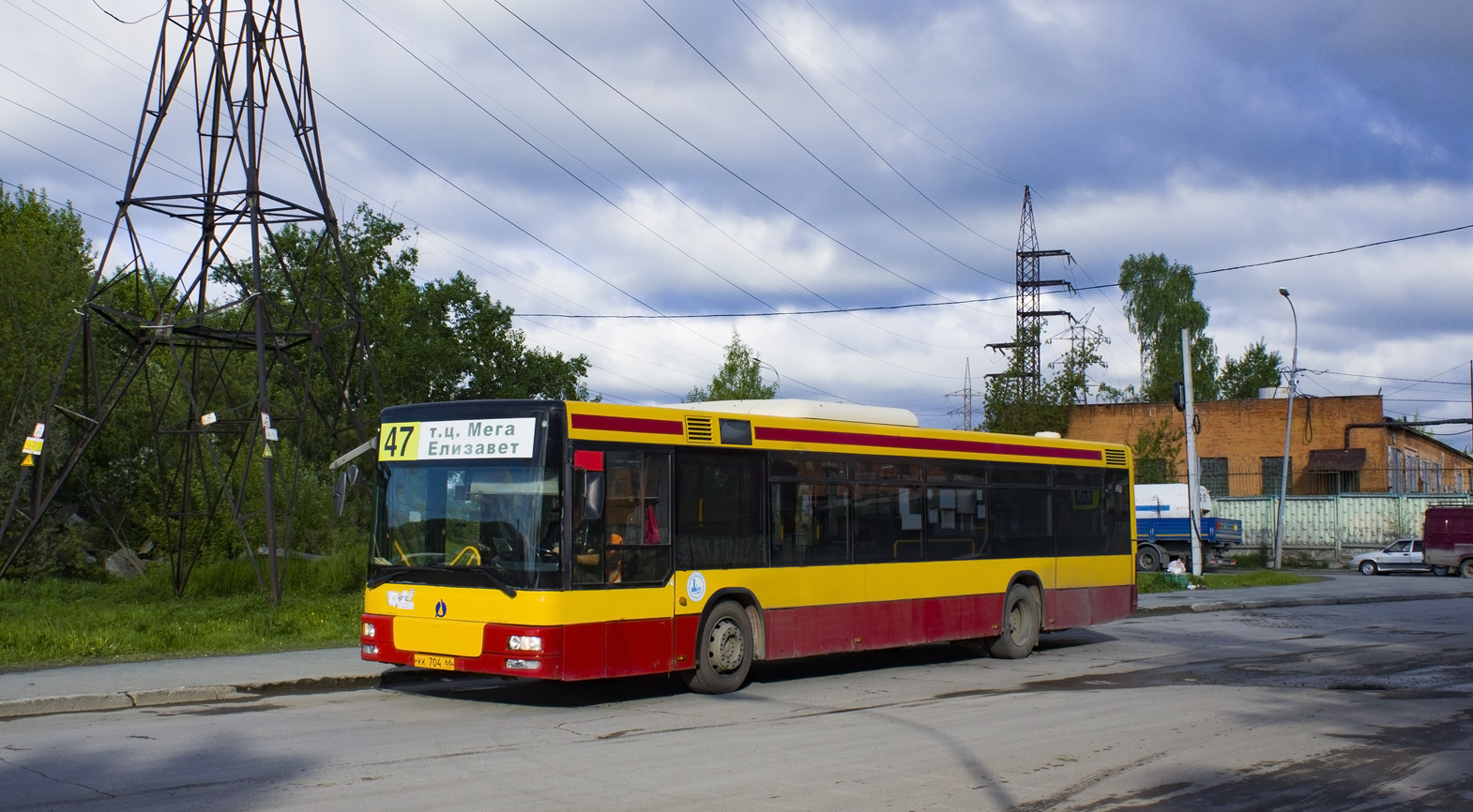 Свердловская область, MAN A21 NL**3 (ZNS) № КК 704 66