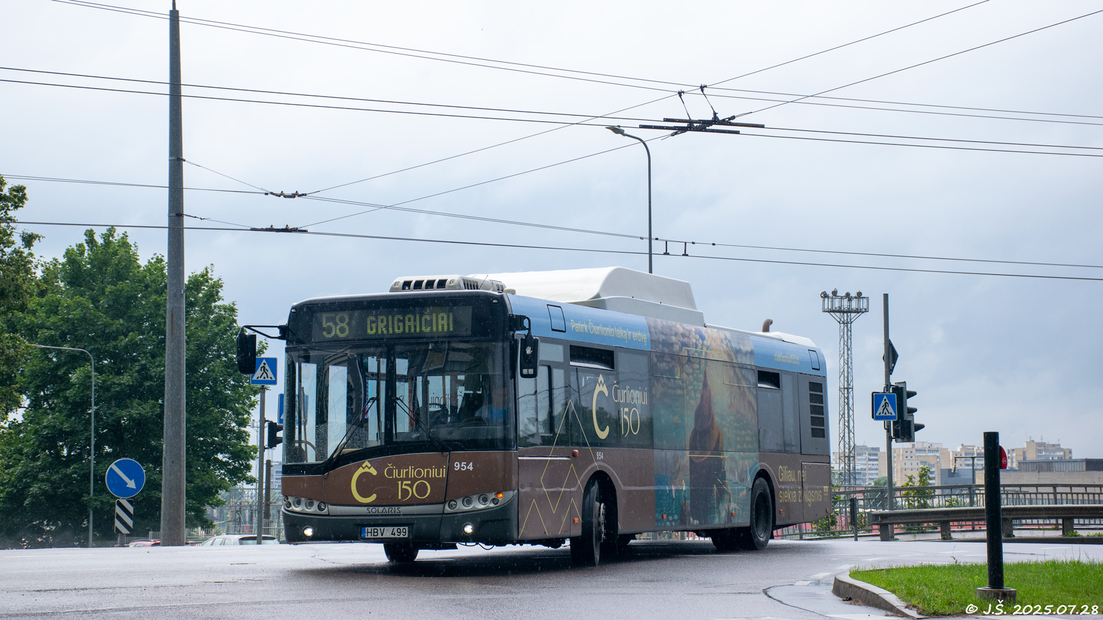 Литва, Solaris Urbino III 12 CNG № 954