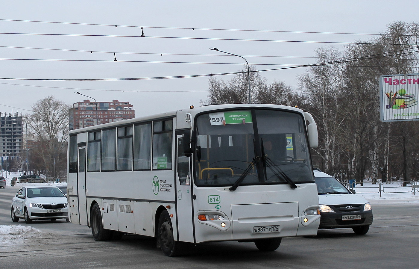 Челябинская область, КАвЗ-4238-72 № 614
