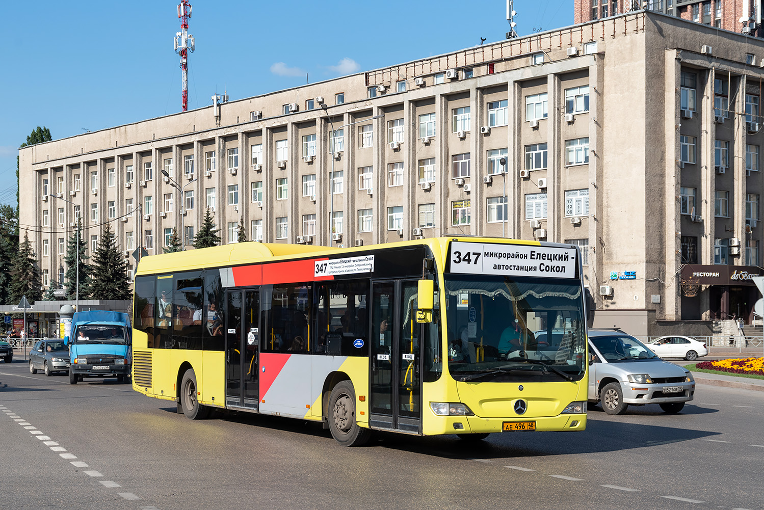 Липецкая область, Mercedes-Benz O530LE Citaro facelift LE № АЕ 496 48
