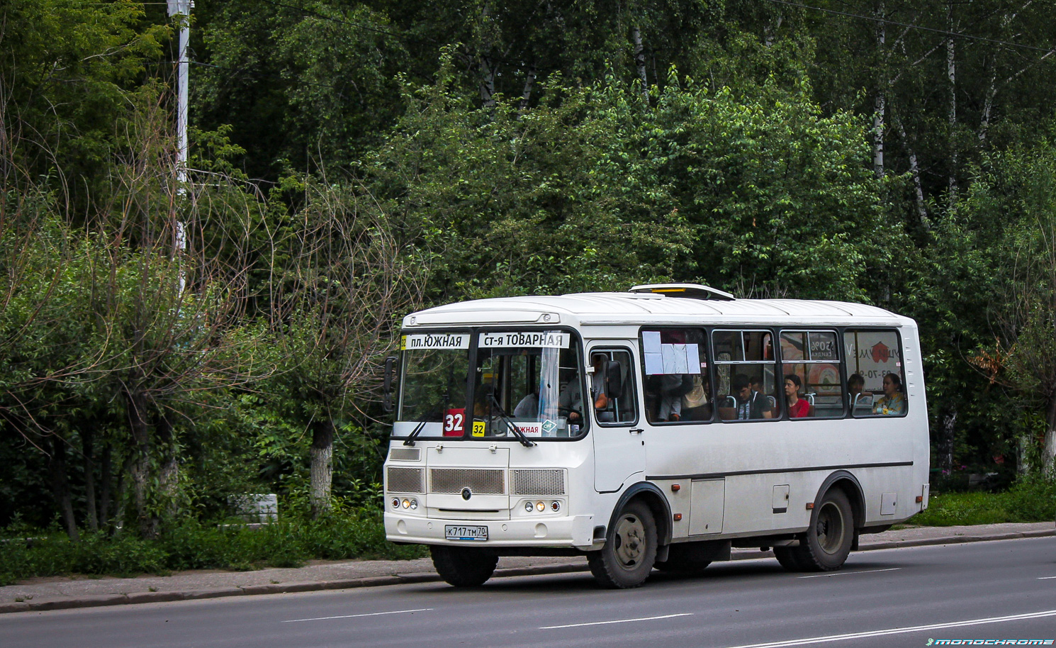 Томская область, ПАЗ-32054 № К 717 ТМ 70