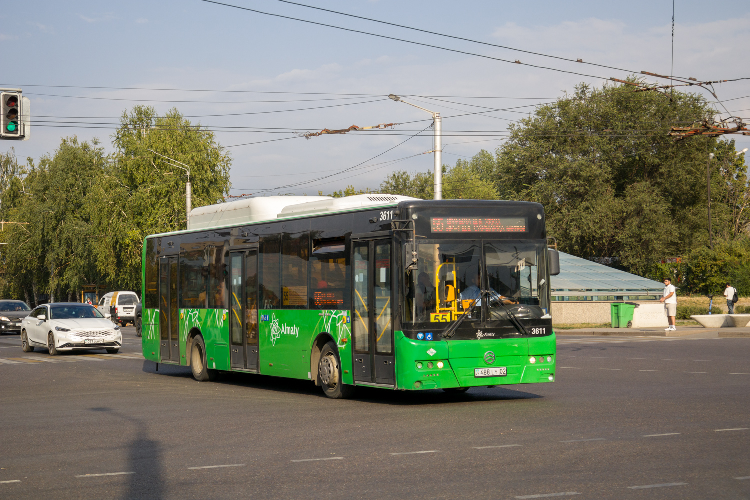 Алматы, Golden Dragon XML6125CN (Hyundai Trans Auto) № 3611 Алматы, Golden Dragon XML6125CN (Hyundai Trans Auto) № 3611