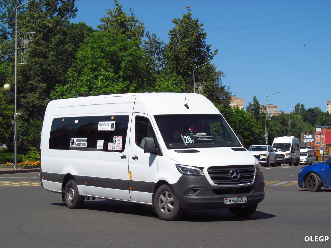 Витебская область, Mercedes-Benz Sprinter W907 319CDI № АМ 4949-2