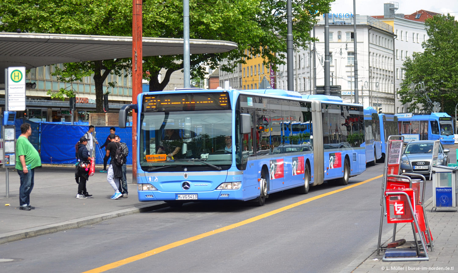 Бавария, Mercedes-Benz O530G Citaro facelift G № 5413