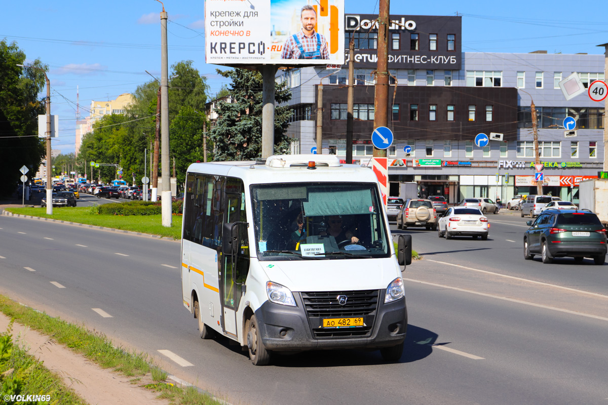 Тверская область, ГАЗ-A64R45 Next № АО 482 69