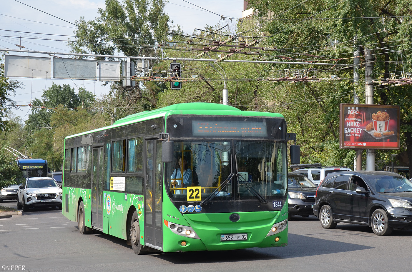 Алматы, Yutong ZK6118HGA № 1844