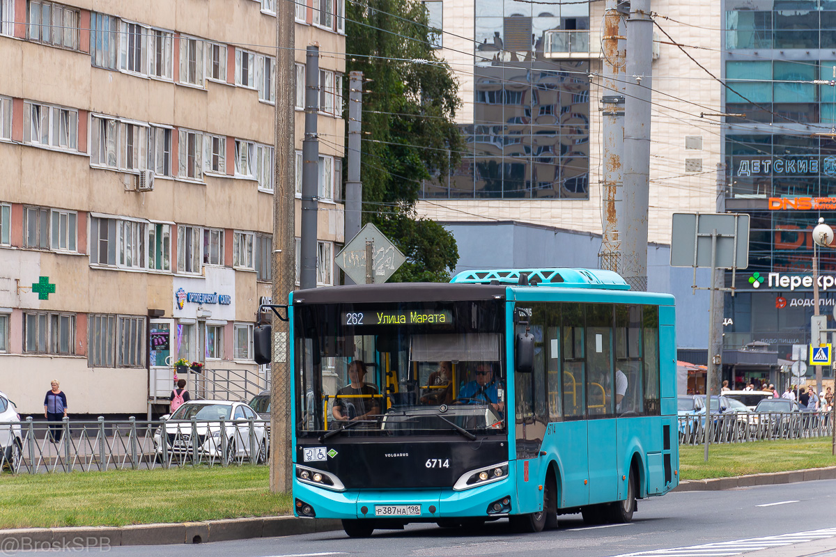 Санкт-Петербург, Volgabus-4298.G4 (LNG) № 6714
