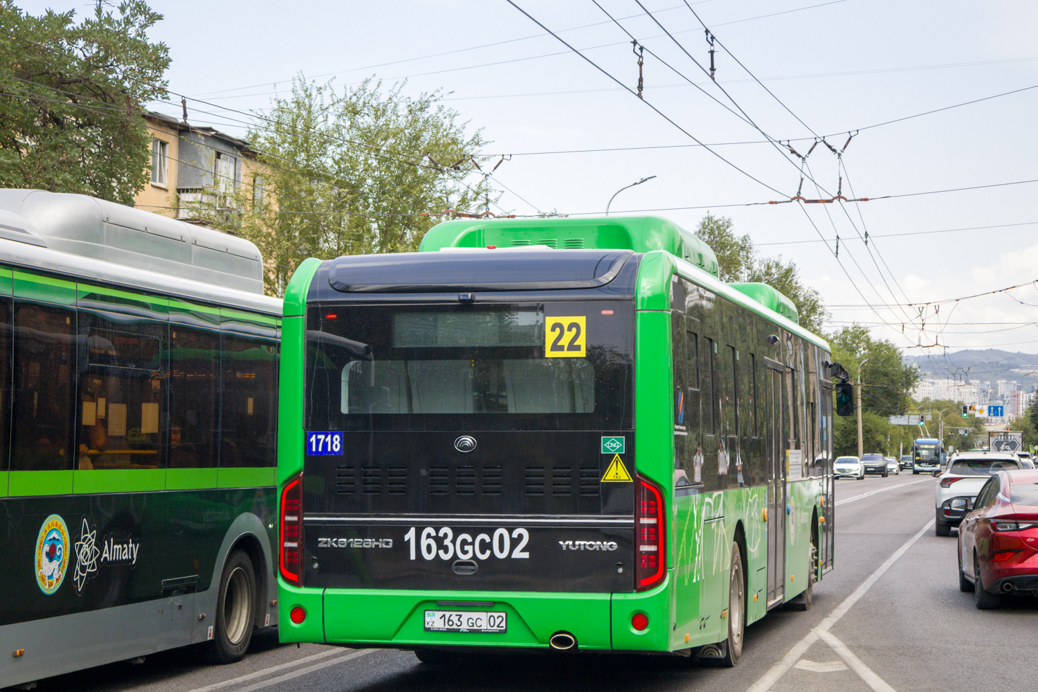 Алматы, Yutong ZK6126HG (QazTehna) № 1718