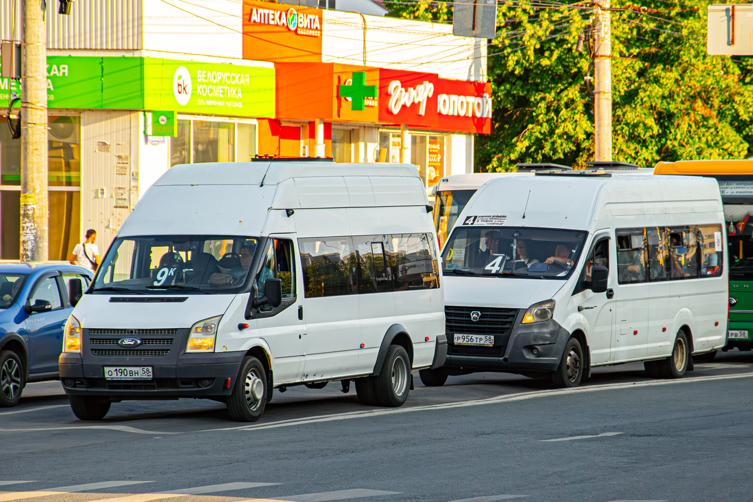 Пензенская область, Нижегородец-222709  (Ford Transit) № О 190 ВН 58