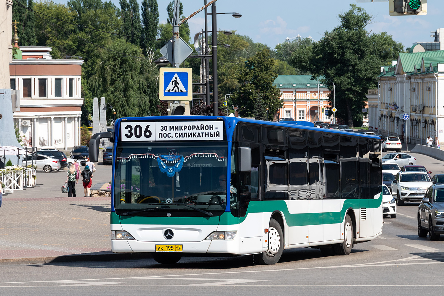 Lipetsk region, Mercedes-Benz O530 Citaro facelift Nr. АК 195 48