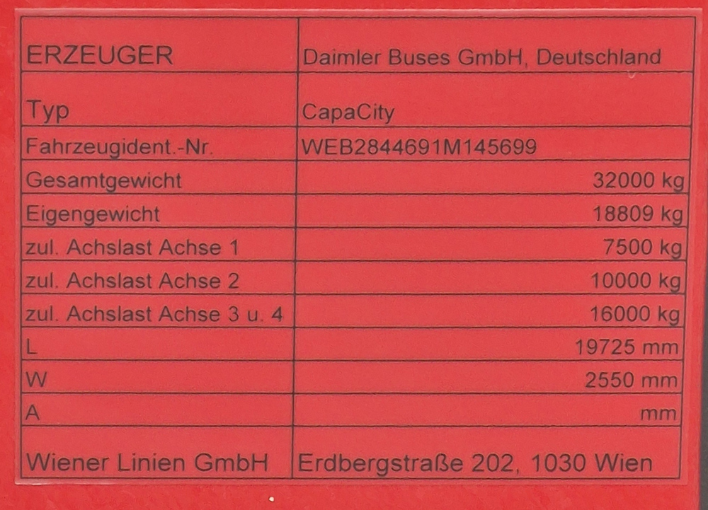 Австрия, Mercedes-Benz CapaCity № 8565