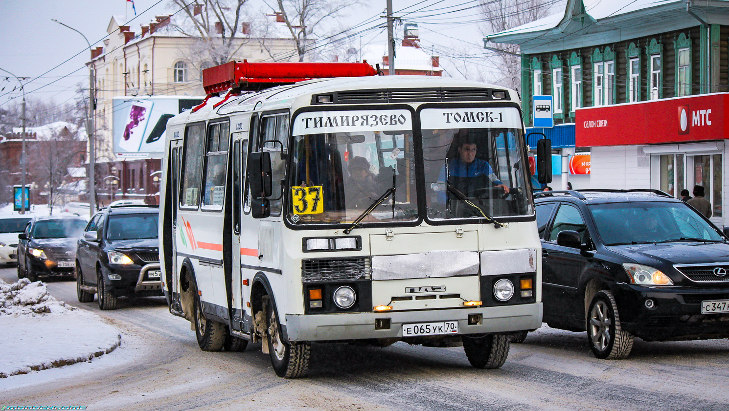 Томская область, ПАЗ-32054 № Е 065 УК 70